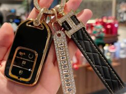 Cover Chiave/telecomando per Honda Civic Accord City Accord Odyssey CR-V XR-V HR-V Vezel Giada Jazz Crider 7 Cover Chiave/telecomando per Honda Civic Accord City Accord Odyssey CR-V XR-V HR-V Vezel Giada Jazz Crider - Durevole di TPU Auto Chiave A Distanza Della Copertura di Caso Per Honda Civic Accord City 5