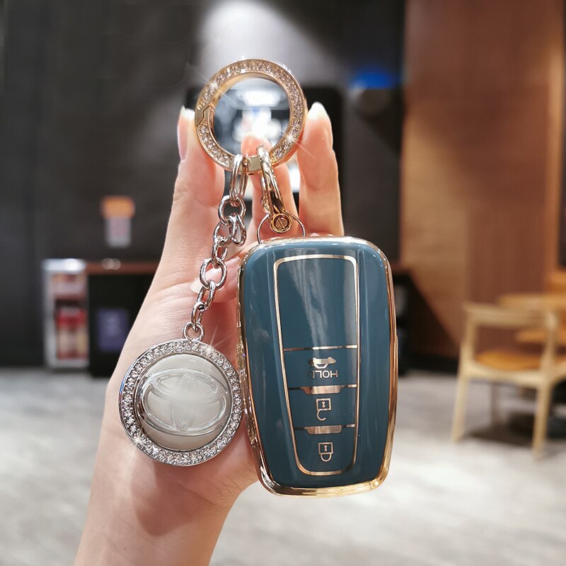 Durevole-elegante-TPU-copertura-chiave-dell-automobile-per-Toyota-Camry-Corolla-Rav4-70-Prado-RAV-150-2 Cover Chiave/telecomando per Toyota Camry Corolla Rav4 70 Prado RAV 150 2/3 - Durevole elegante TPU copertura chiave dell automobile per Toyota Camry Corolla Rav4 70 Prado RAV 150 2