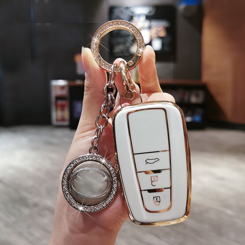 Durevole-elegante-TPU-copertura-chiave-dell-automobile-per-Toyota-Camry-Corolla-Rav4-70-Prado-RAV-150 Cover Chiave/telecomando per Toyota Camry Corolla Rav4 70 Prado RAV 150 2/3 - Durevole elegante TPU copertura chiave dell automobile per Toyota Camry Corolla Rav4 70 Prado RAV 150