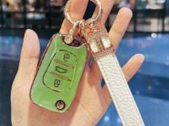 Cover Chiave/telecomando per HYUNDA IX35 - Fashion TPU Car Flip Key Case Cover Shell For The old one HYUNDA IX35 Elantra Verna 4