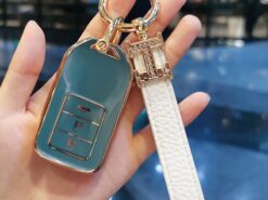 Cover Chiave/telecomando per HondaAccord Jade XR-V città civica CRV CR-V 3 Cover Chiave/telecomando per HondaAccord Jade XR-V città civica CRV CR-V - Fob chiave a distanza molle di Shell della copertura dell automobile di TPU per HondaAccord Jade 1