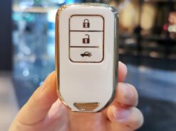 Cover Chiave/telecomando per HondaAccord Jade XR-V città civica CRV CR-V 6 Cover Chiave/telecomando per HondaAccord Jade XR-V città civica CRV CR-V - Fob chiave a distanza molle di Shell della copertura dell automobile di TPU per HondaAccord Jade 4