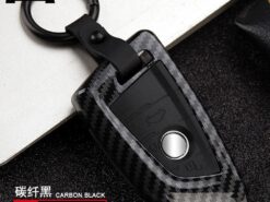 Cover Chiave/telecomando per BMW X3 X5 X6 F30 F34 E60 E90 F10 E34 E36 F20 G30 F15 F16 1 3 5 7 serie - Fob della copertura della cassa chiave dell automobile di stile della fibra del carbonio dell abs 4