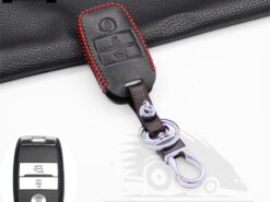 Cover Chiave/telecomando per Kia KX3 KX5 K3S RIO Ceed Cerato Optima K5 Sportage Sorento Auto styling 6 Cover Chiave/telecomando per Kia KX3 KX5 K3S RIO Ceed Cerato Optima K5 Sportage Sorento Auto styling - Genuino Astuta di Cuoio di Caso Della Copertura di chiave Dell automobile Per Kia KX3 KX5 4