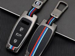 Cover Chiave/telecomando per Audi A6 A7 A8 C8 Q8 Q5 D5 E-tron Protector Holder Keychain - H99ab92772e12498198e66ceaba7aa2f5w