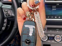 Cover Chiave/telecomando per Mercedes nuovo modello E300L A200L GLC C260L GLA220 C200L 4 Cover Chiave/telecomando per Mercedes nuovo modello E300L A200L GLC C260L GLA220 C200L - I portachiavi Mercedes Benz si applicano alle nuove chiavi Mercedes nuovo modello E300L A200L GLC C260L 2