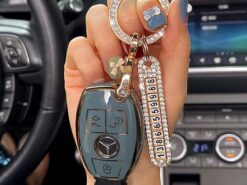 Cover Chiave/telecomando per Mercedes nuovo modello E300L A200L GLC C260L GLA220 C200L 5 Cover Chiave/telecomando per Mercedes nuovo modello E300L A200L GLC C260L GLA220 C200L - I portachiavi Mercedes Benz si applicano alle nuove chiavi Mercedes nuovo modello E300L A200L GLC C260L 3