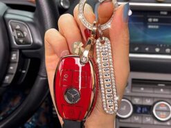 Cover Chiave/telecomando per Mercedes nuovo modello E300L A200L GLC C260L GLA220 C200L 7 Cover Chiave/telecomando per Mercedes nuovo modello E300L A200L GLC C260L GLA220 C200L - I portachiavi Mercedes Benz si applicano alle nuove chiavi Mercedes nuovo modello E300L A200L GLC C260L 5