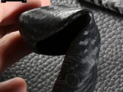 Cover Cover Chiave/telecomando per BMW F20 F30 X1 X3 X5 X6 E30 E34 e36 E39 E46 E60 E90 - In fibra di carbonio Caso Della Copertura del gel di Silice Auto Chiave A Distanza di 3