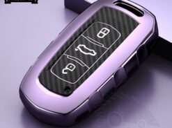 Cover Chiave/telecomando per Geely Emgrand EC7 EC718 EC715 - In fibra di carbonio TPU Copertura di Chiave Dell automobile A Distanza di Caso Fob Per 2