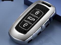 Cover Chiave/telecomando per Geely Emgrand EC7 EC718 EC715 - In fibra di carbonio TPU Copertura di Chiave Dell automobile A Distanza di Caso Fob Per 3