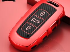 Cover Chiave/telecomando per Geely Emgrand EC7 EC718 EC715 - In fibra di carbonio TPU Copertura di Chiave Dell automobile A Distanza di Caso Fob Per 5