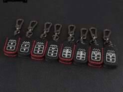 Cover Chiave/telecomando per Honda 20162017 CRV - In fibra di carbonio auto in pelle chiave a distanza fob caso della copertura per Honda 2