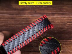 Cover Chiave/telecomando per Kia KX5 K3S RIO Ceed Cerato Optima K5 Sportage Sorento K2 Anima k3 4 Cover Chiave/telecomando per Kia KX5 K3S RIO Ceed Cerato Optima K5 Sportage Sorento K2 Anima k3 - In fibra di carbonio del Cuoio Genuino Key Caso Della Copertura per Kia KX5 K3S RIO 2