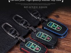 Cover Chiave/telecomando per Kia KX5 K3S RIO Ceed Cerato Optima K5 Sportage Sorento K2 Anima k3 7 Cover Chiave/telecomando per Kia KX5 K3S RIO Ceed Cerato Optima K5 Sportage Sorento K2 Anima k3 - In fibra di carbonio del Cuoio Genuino Key Caso Della Copertura per Kia KX5 K3S RIO 5