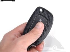 Cover Chiave/telecomando per Hyundai I20 I30 IX25 IX35 4 Cover Chiave/telecomando per Hyundai I20 I30 IX25 IX35 - In fibra di carbonio del gel di Silice Della Copertura Della Cassa chiave per Hyundai I20 2