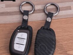 Cover Chiave/telecomando per Hyundai I20 I30 IX25 IX35 5 Cover Chiave/telecomando per Hyundai I20 I30 IX25 IX35 - In fibra di carbonio del gel di Silice Della Copertura Della Cassa chiave per Hyundai I20 3