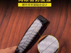 Cover Chiave/telecomando per Honda Civic Accord Cr-V 6 Cover Chiave/telecomando per Honda Civic Accord Cr-V - In fibra di carbonio grano di Caso di Cuoio Della Copertura di Chiave Dell automobile Fob 4