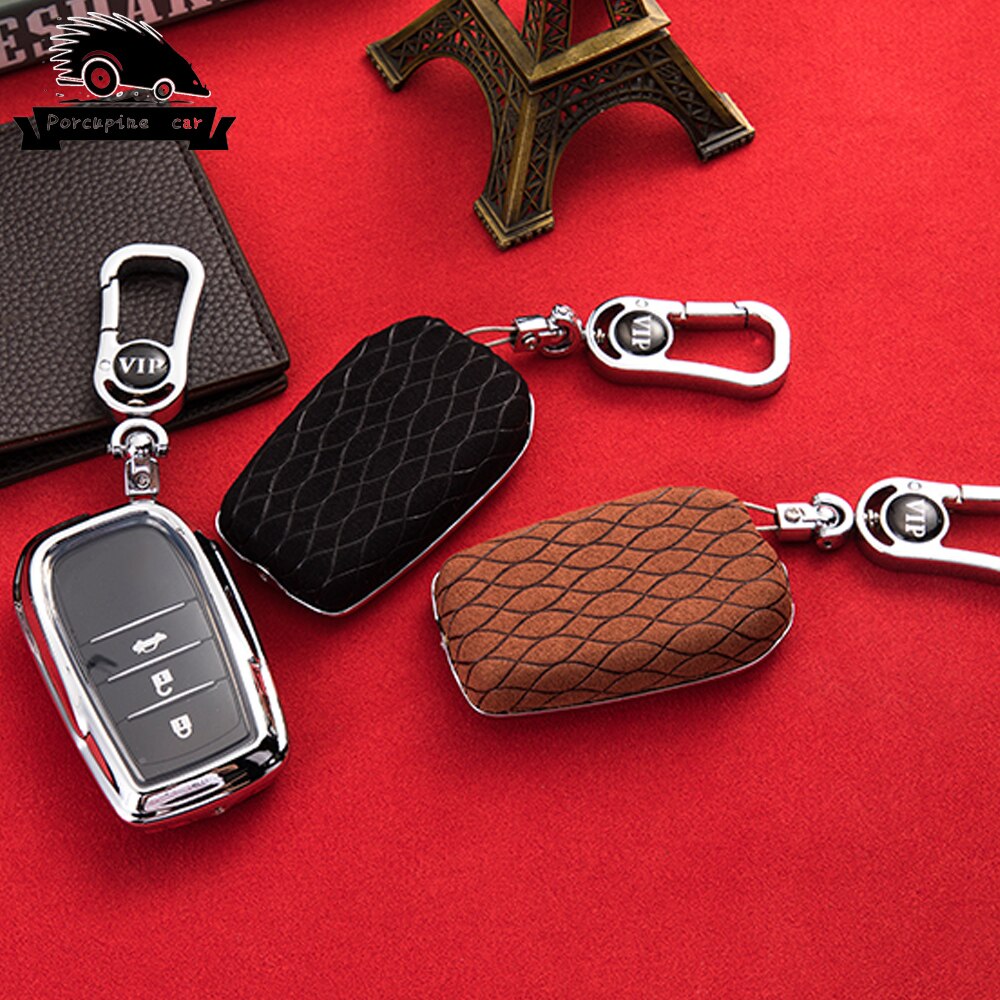 In-lega-di-Zinco-New-in-pelle-TPU-Caso-Della-Copertura-Chiave-Per-Toyota-Chr-C Cover Chiave/telecomando per Toyota - In lega di Zinco New in pelle TPU Caso Della Copertura Chiave Per Toyota Chr C