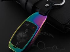 Cover Chiave/telecomando per Mercedes W210 W211 W204 - In lega di zinco Accessori della Copertura Della Cassa Chiave del Sacchetto Della Catena Chiave Per 5