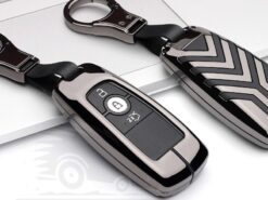 Cover Chiave/telecomando per Ford 2018 EcoSport per Lincoln 2017 MKC MKZ MKX 6 Cover Chiave/telecomando per Ford 2018 EcoSport per Lincoln 2017 MKC MKZ MKX - In lega di zinco Accessorio Remoto senza chiave Della Copertura per Ford 2018 EcoSport per Lincoln 4