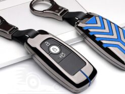 Cover Chiave/telecomando per Ford 2018 EcoSport per Lincoln 2017 MKC MKZ MKX 7 Cover Chiave/telecomando per Ford 2018 EcoSport per Lincoln 2017 MKC MKZ MKX - In lega di zinco Accessorio Remoto senza chiave Della Copertura per Ford 2018 EcoSport per Lincoln 5