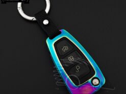 Cover Chiave/telecomando per Ford 5 Cover Chiave/telecomando per Ford - In lega di zinco Anello Chiave Della Copertura Della Cassa Del Supporto Per Ford Focus 3 3