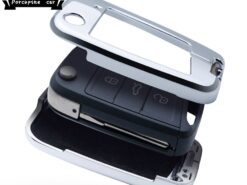 Cover Chiave/telecomando per Volkswagen VW Golf 7 mk7 Seat Ibiza Leon FR 2 altea Aztec Per Skoda Octavia 5 Cover Chiave/telecomando per Volkswagen VW Golf 7 mk7 Seat Ibiza Leon FR 2 altea Aztec Per Skoda Octavia - In lega di zinco Auto Chiave A Distanza Della Copertura Della Cassa Del Supporto di Caso 3