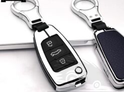 Cover Chiave/telecomando per Audi C6 A7 A8 R8 A1 A3 A4 a5 Q7 A6 C5 Supporto 5 Cover Chiave/telecomando per Audi C6 A7 A8 R8 A1 A3 A4 a5 Q7 A6 C5 Supporto - In lega di zinco Auto in pelle di Caso di Stile Della Copertura di Chiave Dell 3