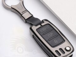Cover Chiave/telecomando per Volkswagen Polo Tiguan VW Passat Per Skoda Copertura - In lega di zinco Car Styling Auto Chiave Borsette Caso Per Volkswagen Polo Tiguan VW Passat 3