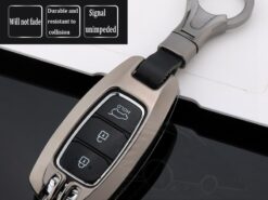 Cover Chiave/telecomando per Hyundai - In lega di zinco Cassa Chiave Dell automobile Per Hyundai i30 Ix35 Solaris Azera Elantra Grandeur 3