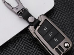 Cover Chiave/telecomando per Volkswagen VW Golf 7 mk7 Skoda Octavia A7 Nuovo Polo - In lega di zinco Chiave Cassa Chiave Del Sacchetto Chiave Della Copertura Per Volkswagen VW Golf 2