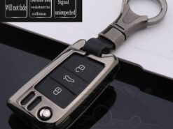 Cover Chiave/telecomando per Volkswagen VW Golf 7 mk7 Skoda Octavia A7 Nuovo Polo - In lega di zinco Chiave Cassa Chiave Del Sacchetto Chiave Della Copertura Per Volkswagen VW Golf 4