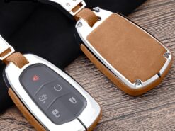 Cover Chiave/telecomando per Cadillac Escalade CTS XTS ATS ATS-L XLS SRX 2015 4/5/6 pulsante 28T CTS-V XT5 CT6 7 Cover Chiave/telecomando per Cadillac Escalade CTS XTS ATS ATS-L XLS SRX 2015 4/5/6 pulsante 28T CTS-V XT5 CT6 - In lega di zinco Chiave di coperture della copertura della cassa del supporto Per Cadillac Escalade 5