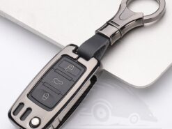 Cover Chiave/telecomando per Volkswagen VW Golf POLO Passat B5 B6 Per Skoda Superb Octavia Fabia SEAT Ibiza Leon - In lega di zinco Pieghevole Chiave Dell automobile Caso Della Copertura per Volkswagen VW Golf POLO 2