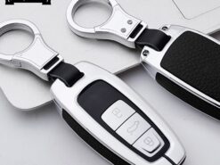 Cover Chiave/telecomando per audi A6L A7 A8 C8 Q8 D5 2018 2019 5 Cover Chiave/telecomando per audi A6L A7 A8 C8 Q8 D5 2018 2019 - In lega di zinco auto chiave fob caso della copertura per audi A6L A7 A8 C8 3