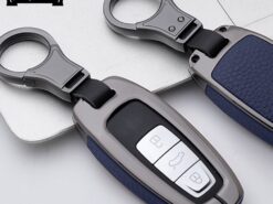 Cover Chiave/telecomando per audi A6L A7 A8 C8 Q8 D5 2018 2019 7 Cover Chiave/telecomando per audi A6L A7 A8 C8 Q8 D5 2018 2019 - In lega di zinco auto chiave fob caso della copertura per audi A6L A7 A8 C8 5