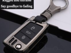 Cover Chiave/telecomando per Volkswagen Golf 7 - In lega di zinco di Chiave Dell automobile del Sacchetto Della Cassa Della Copertura Per Volkswagen 2