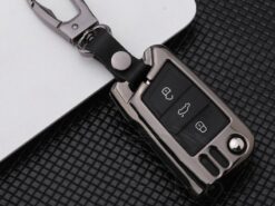 Cover Chiave/telecomando per Volkswagen Golf 7 - In lega di zinco di Chiave Dell automobile del Sacchetto Della Cassa Della Copertura Per Volkswagen 3