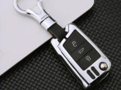 Cover Chiave/telecomando per Volkswagen Golf 7 - In lega di zinco di Chiave Dell automobile del Sacchetto Della Cassa Della Copertura Per Volkswagen 4