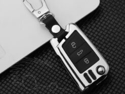 Cover Chiave/telecomando per Volkswagen Golf 7 - In lega di zinco di Chiave Dell automobile del Sacchetto Della Cassa Della Copertura Per Volkswagen 5