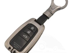 Cover Chiave/telecomando per Toyota Camry Corolla C-HR CHR Prado 2018 6 Cover Chiave/telecomando per Toyota Camry Corolla C-HR CHR Prado 2018 - In lega di zinco di Chiave Dell automobile di Caso Della Copertura Del Supporto Borsette Catena 4