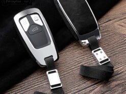Cover Chiave/telecomando per Audi A4 A5 S4 S5 B9 8W Q7 4M Q5 TT TTS RS Coupe Roadster Smart Remote Fob 4 Cover Chiave/telecomando per Audi A4 A5 S4 S5 B9 8W Q7 4M Q5 TT TTS RS Coupe Roadster Smart Remote Fob - In lega di zinco di Chiave Dell automobile di Caso Della Copertura Per Audi A4 A5 2