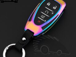 Cover Chiave/telecomando per 2016-2017 Chevrolet 4 Cover Chiave/telecomando per 2016-2017 Chevrolet - In lega di zinco di Chiave Dell automobile di Caso Per 2016 2017 Chevrolet Malibu XL 2