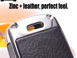 Cover Chiave/telecomando per BMW F30 F10 F20 X3 X4 X5 X6 M 1 3 5 4 7 4 Cover Chiave/telecomando per BMW F30 F10 F20 X3 X4 X5 X6 M 1 3 5 4 7 - In lega di zinco di Chiave Dell automobile di Cuoio di Caso Per BMW F30 F10 2