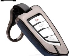 Cover Chiave/telecomando per BMW F30 F10 F20 X3 X4 X5 X6 M 1 3 5 4 7 5 Cover Chiave/telecomando per BMW F30 F10 F20 X3 X4 X5 X6 M 1 3 5 4 7 - In lega di zinco di Chiave Dell automobile di Cuoio di Caso Per BMW F30 F10 3