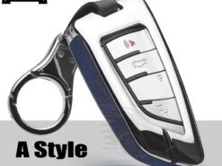 Cover Chiave/telecomando per BMW F30 F10 F20 X3 X4 X5 X6 M 1 3 5 4 7 6 Cover Chiave/telecomando per BMW F30 F10 F20 X3 X4 X5 X6 M 1 3 5 4 7 - In lega di zinco di Chiave Dell automobile di Cuoio di Caso Per BMW F30 F10 4
