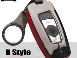 Cover Chiave/telecomando per BMW F30 F10 F20 X3 X4 X5 X6 M 1 3 5 4 7 7 Cover Chiave/telecomando per BMW F30 F10 F20 X3 X4 X5 X6 M 1 3 5 4 7 - In lega di zinco di Chiave Dell automobile di Cuoio di Caso Per BMW F30 F10 5