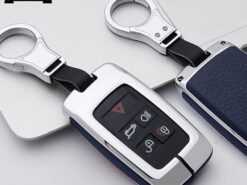 Cover Chiave/telecomando per Land Rover Scopre 4 5 Range Rover 7 Cover Chiave/telecomando per Land Rover Scopre 4 5 Range Rover - In lega di zinco di Chiave Dell automobile di cuoio Della Copertura di Caso Per Land 11