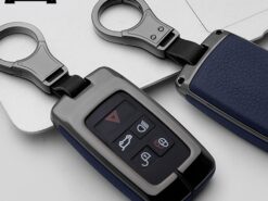 Cover Chiave/telecomando per Land Rover Scopre 4 5 Range Rover 5 Cover Chiave/telecomando per Land Rover Scopre 4 5 Range Rover - In lega di zinco di Chiave Dell automobile di cuoio Della Copertura di Caso Per Land 9
